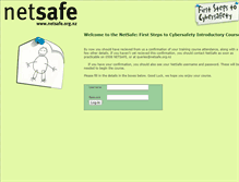 Tablet Screenshot of cybersafety.org.nz